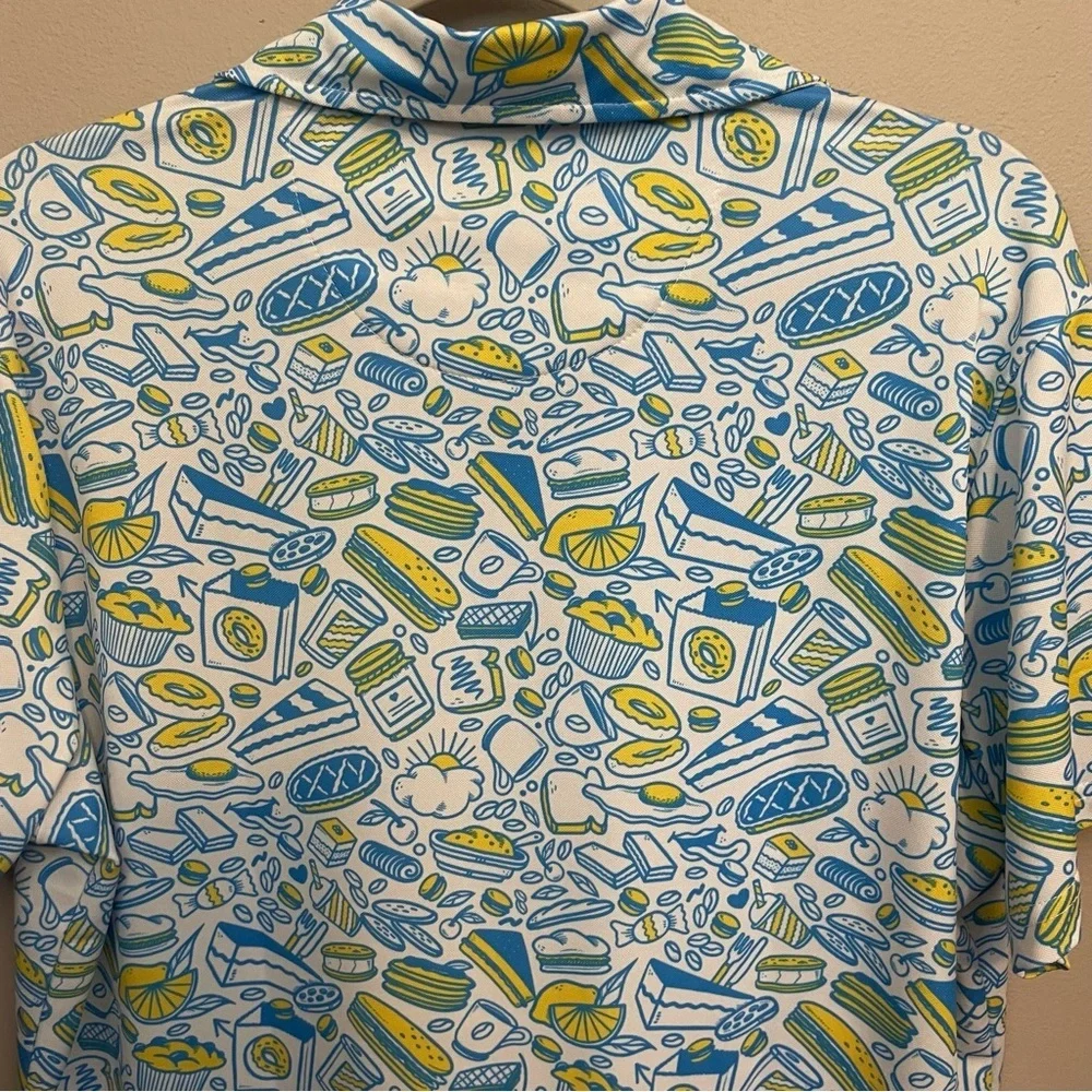 Breakfast Balls Golf Polo Bacon Eggs Shirt